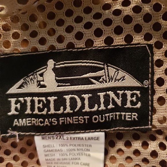 Fieldline Vest Tactical Fishing Hunting  Tactical Mesh Men’s  Pockets Kh… - Picture 3 of 4